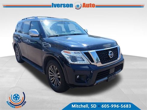 Used 2019 Nissan Armada Platinum w/ Captain's Chairs Package AWD/4WD image 4