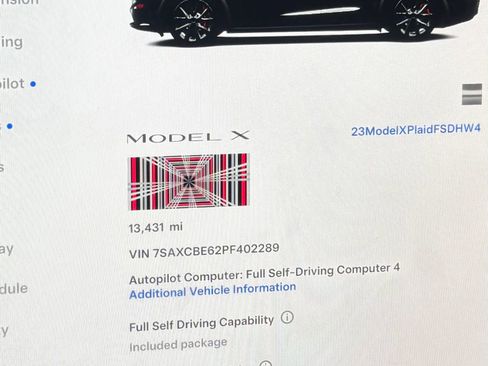 Used 2023 Tesla Model X Plaid AWD/4WD image 10