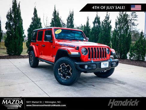 Used 2021 Jeep Wrangler Unlimited Rubicon 4xe w/ Dual Top Group AWD/4WD image 1