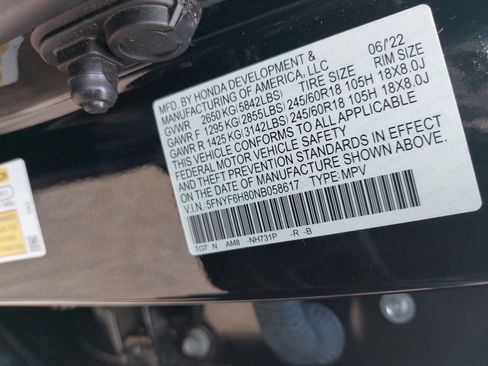 Used 2022 Honda Pilot TrailSport image 38