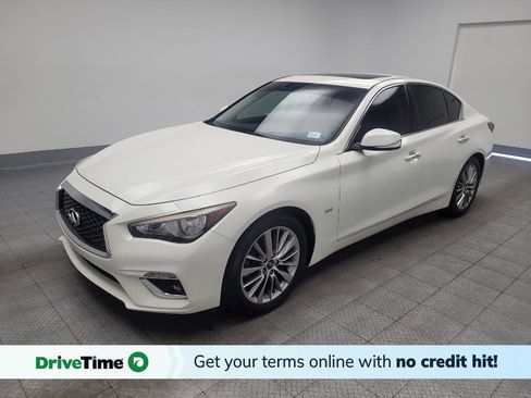 Used 2018 INFINITI Q50 Luxe w/ Essential Package (3.0T Luxe) RWD image 1