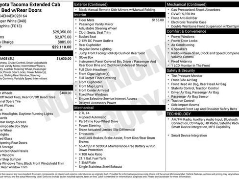 Used 2014 Toyota Tacoma 4x4 Access Cab w/ SR5 Package image 2