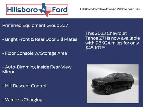 Used 2023 Chevrolet Tahoe Z71 w/ Luxury Package AWD/4WD image 6