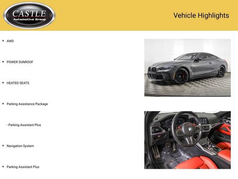 Used 2023 BMW M4 xDrive Competition w/ Parking Assistance Package image 3