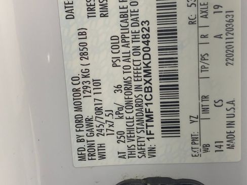 Used 2021 Ford F150 XL w/ Equipment Group 101A High RWD image 12