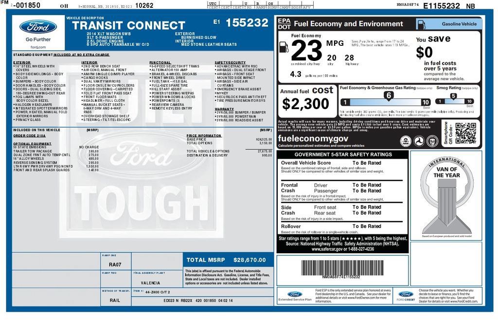 Used 2014 Ford Transit Connect XLT FWD image 6