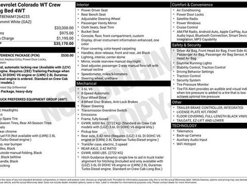 Used 2021 Chevrolet Colorado W/T w/ WT Convenience Package AWD/4WD image 3