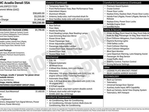 Certified 2023 GMC Acadia Denali w/ Denali Technology Package AWD/4WD image 55