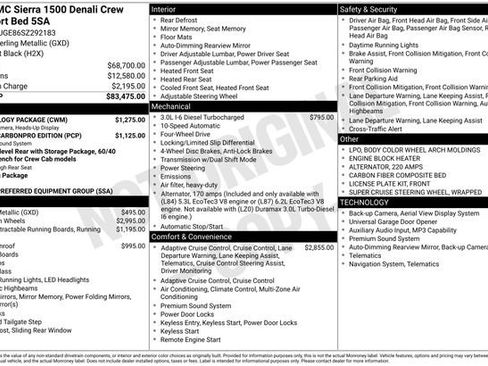 Used 2025 GMC Sierra 1500 Denali w/ Technology Package AWD/4WD image 8