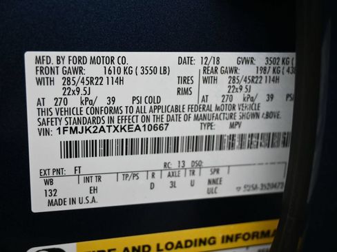 Used 2019 Ford Expedition Max Limited w/ Equipment Group 303A AWD/4WD image 16