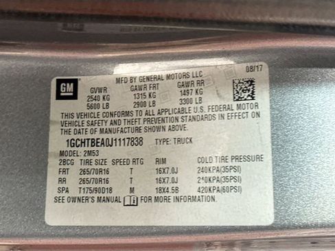 Used 2018 Chevrolet Colorado W/T w/ WT Convenience Package image 30