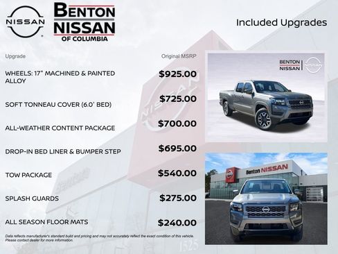 New 2026 Nissan Frontier SV w/ All-Weather Content Package image 7