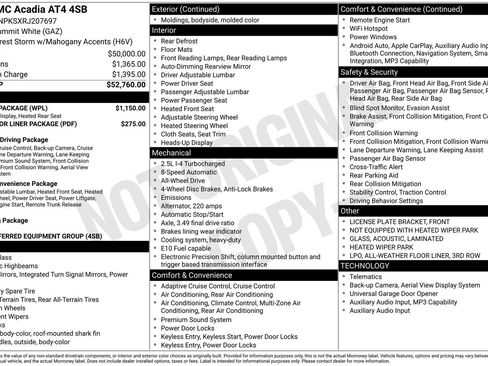 Certified 2024 GMC Acadia AT4 w/ Luxury Package AWD/4WD image 4
