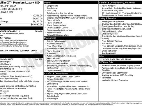 Used 2025 Cadillac XT4 Premium Luxury w/ Cold Weather Package image 3