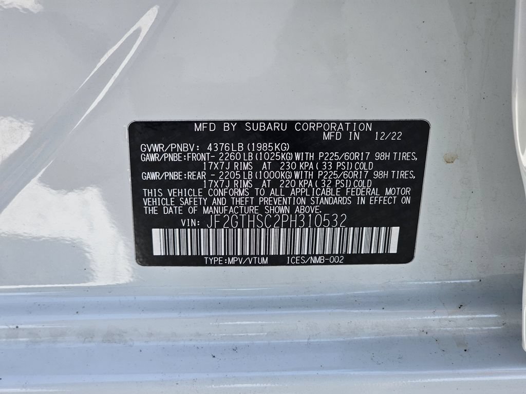 Certified 2023 Subaru Crosstrek 2.5i Sport AWD/4WD image 31