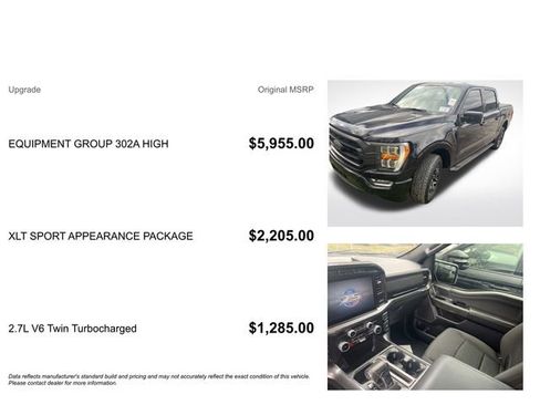 Used 2023 Ford F150 XLT w/ Equipment Group 302A High image 3