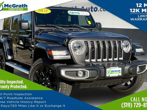 Used 2021 Jeep Wrangler Unlimited Sahara w/ Cold Weather Group image 1