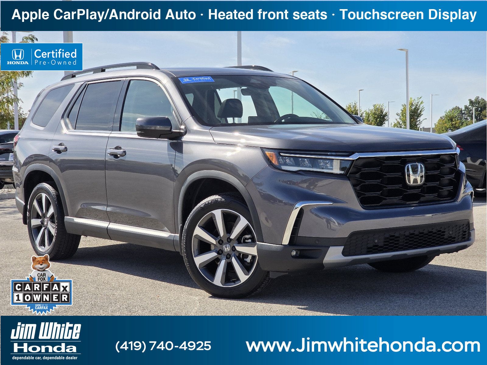 Certified 2025 Honda Pilot Touring image 1
