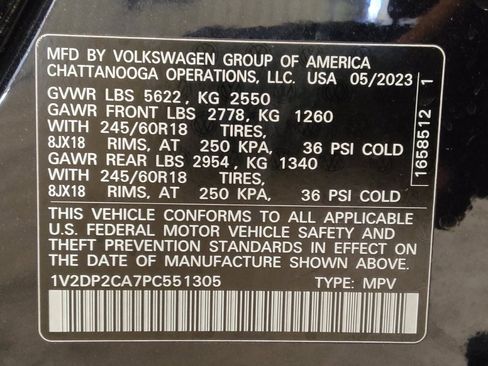 Used 2023 Volkswagen Atlas SE image 33