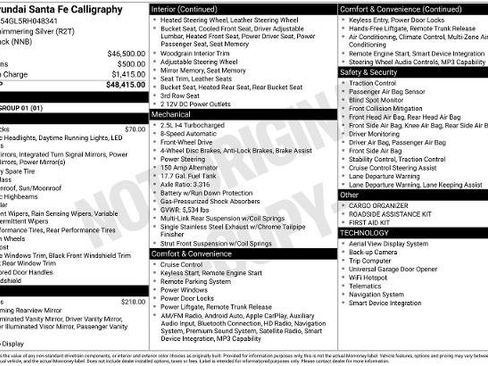 Used 2024 Hyundai Santa Fe Calligraphy FWD image 17