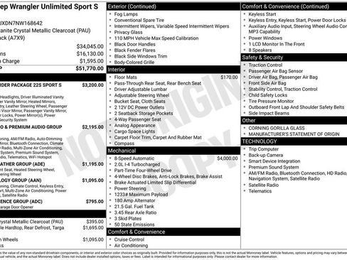 Used 2022 Jeep Wrangler Unlimited Sport AWD/4WD image 7