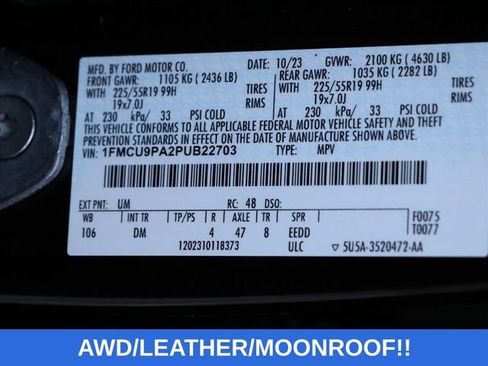 Used 2023 Ford Escape ST-Line Elite w/ Premium Technology Package image 31