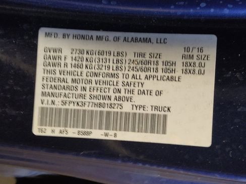 Used 2017 Honda Ridgeline RTL-E image 33