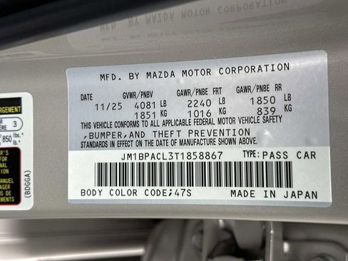 New 2026 MAZDA MAZDA3 2.5 S Sedan w/ Preferred Pkg image 31