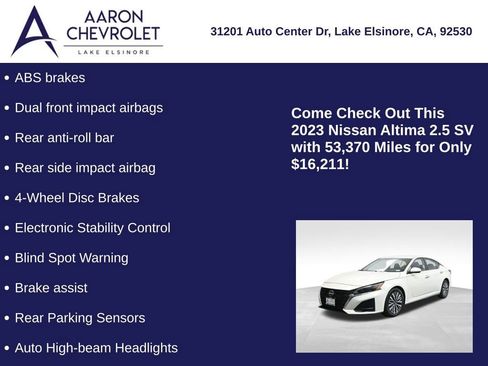 Used 2023 Nissan Altima 2.5 SV image 15