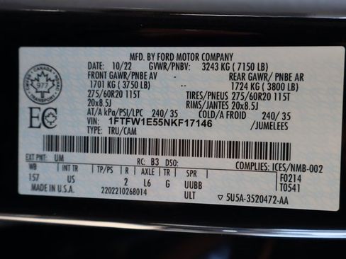 Used 2022 Ford F150 XLT w/ XTR Package image 54