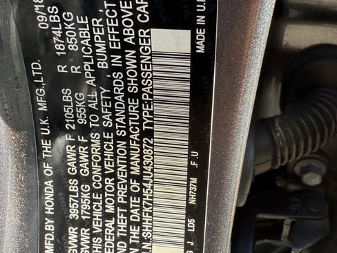 Used 2018 Honda Civic EX image 31