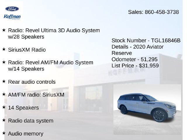Used 2020 Lincoln Aviator Reserve w/ Equipment Group 202A AWD/4WD image 30