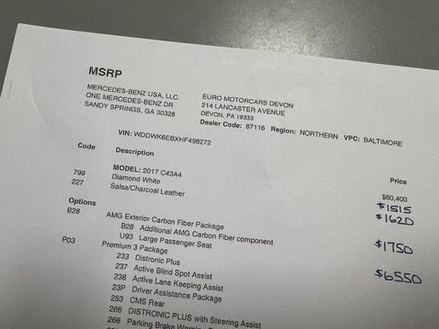 Used 2017 Mercedes-Benz C 43 AMG 4MATIC Cabriolet image 43