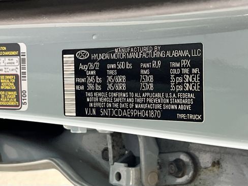 Used 2023 Hyundai Santa Cruz SEL w/ Activity Package image 31