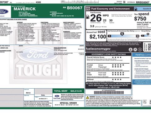 Used 2024 Ford Maverick XL FWD image 1