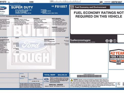Used 2019 Ford F350 XL w/ Power Equipment Group RWD image 15