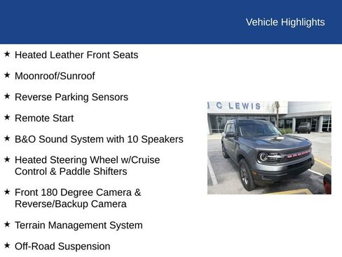 Used 2024 Ford Bronco Sport Badlands w/ Premium Package AWD/4WD image 11