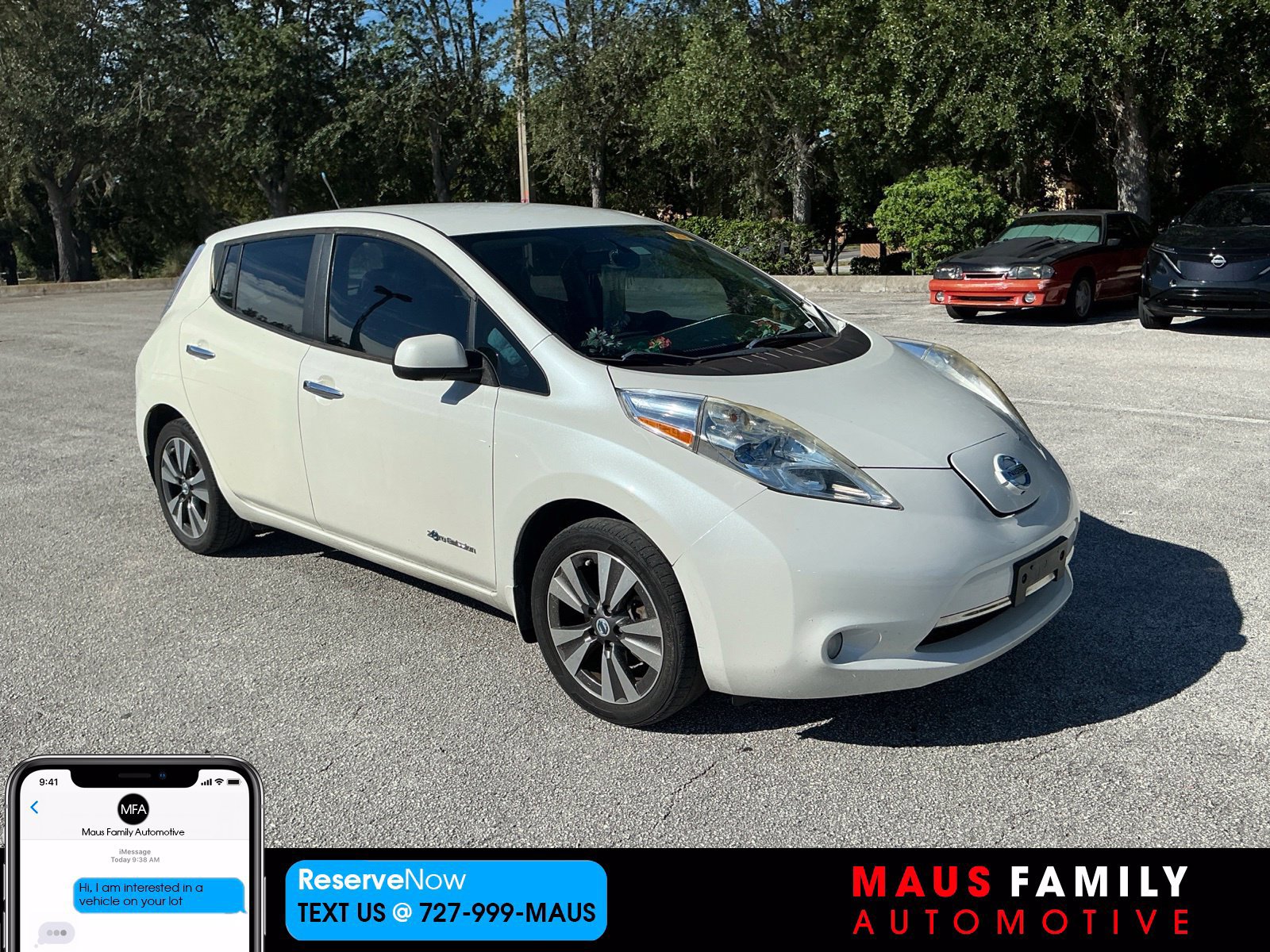 Used 2013 Nissan Leaf SL w/ Premium Pkg FWD image 1