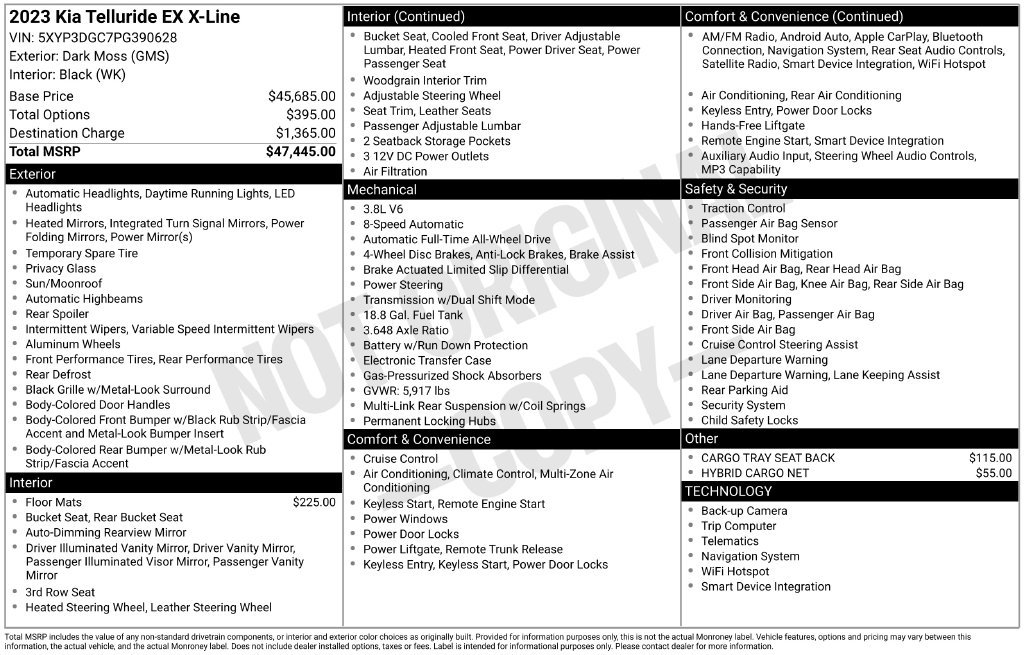 Certified 2023 Kia Telluride EX X-Line AWD/4WD image 27