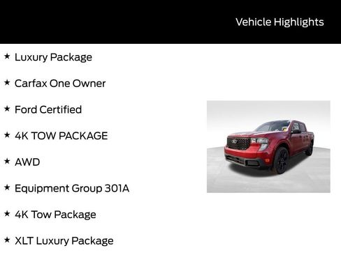 Used 2025 Ford Maverick XLT w/ Equipment Group 301A image 6