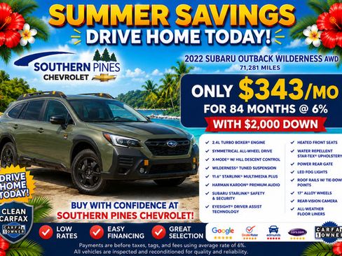 Used 2022 Subaru Outback Wilderness AWD/4WD image 5