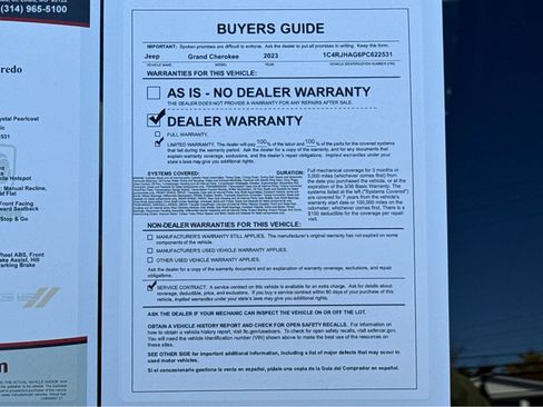 Used 2023 Jeep Grand Cherokee Laredo image 26