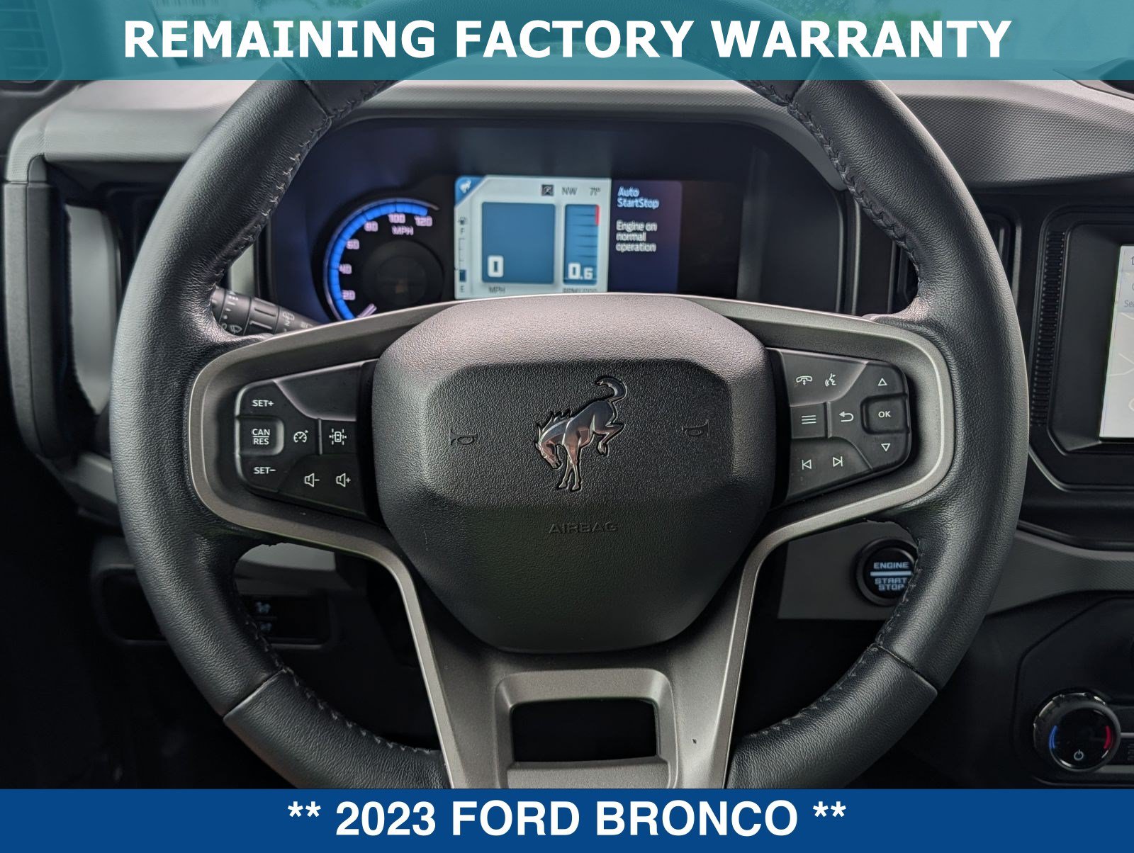 Certified 2023 Ford Bronco Black Diamond AWD/4WD image 49