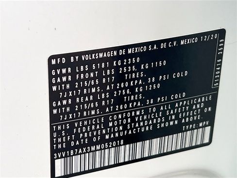 Used 2021 Volkswagen Tiguan S image 31