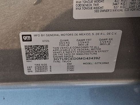 Used 2021 GMC Sierra 1500 Elevation AWD/4WD image 27