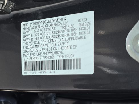 Used 2023 Honda Ridgeline RTL-E image 36