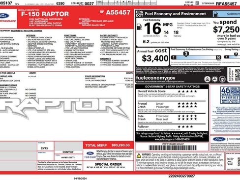 Used 2024 Ford F150 Raptor image 3