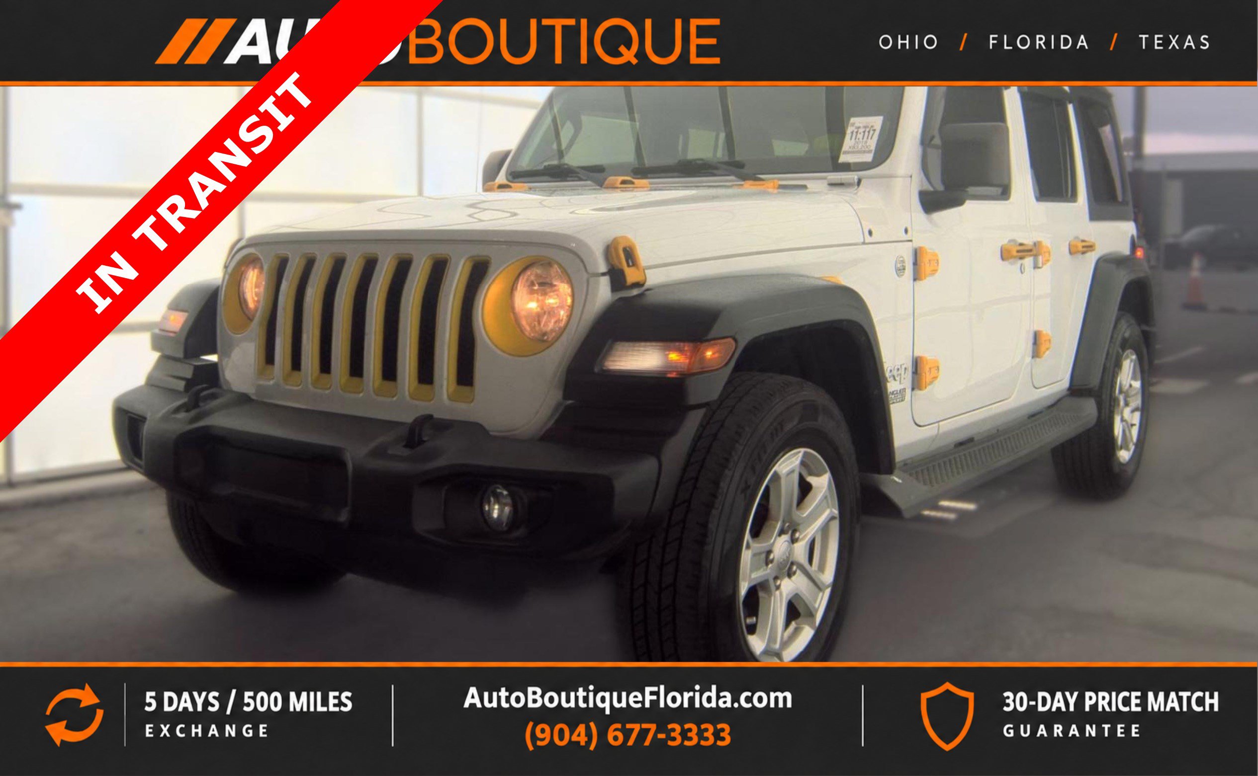 Used 2018 Jeep Wrangler Unlimited Sport S AWD/4WD image 1