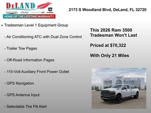 New 2026 RAM 3500 Tradesman image 13