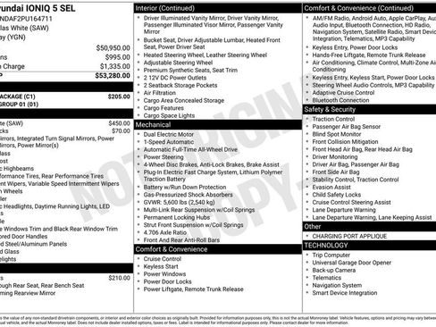 Used 2023 Hyundai Ioniq 5 SEL w/ Cargo Package AWD/4WD image 30